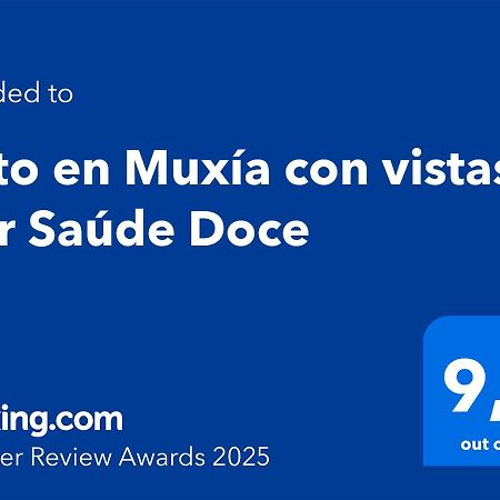 Apto En Muxia Con Vistas Al Mar Saude Doce Kültér fotó