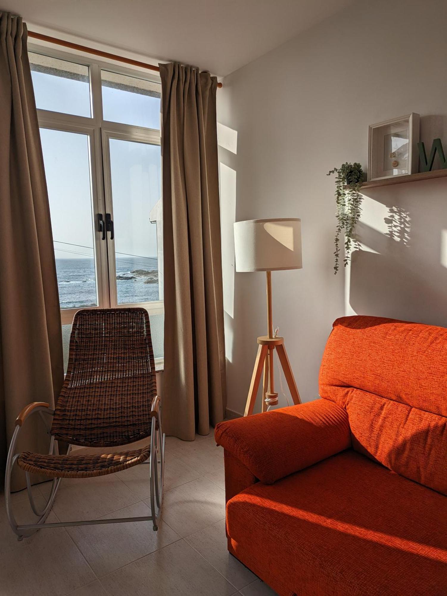 Apto En Muxia Con Vistas Al Mar Saude Doce Kültér fotó