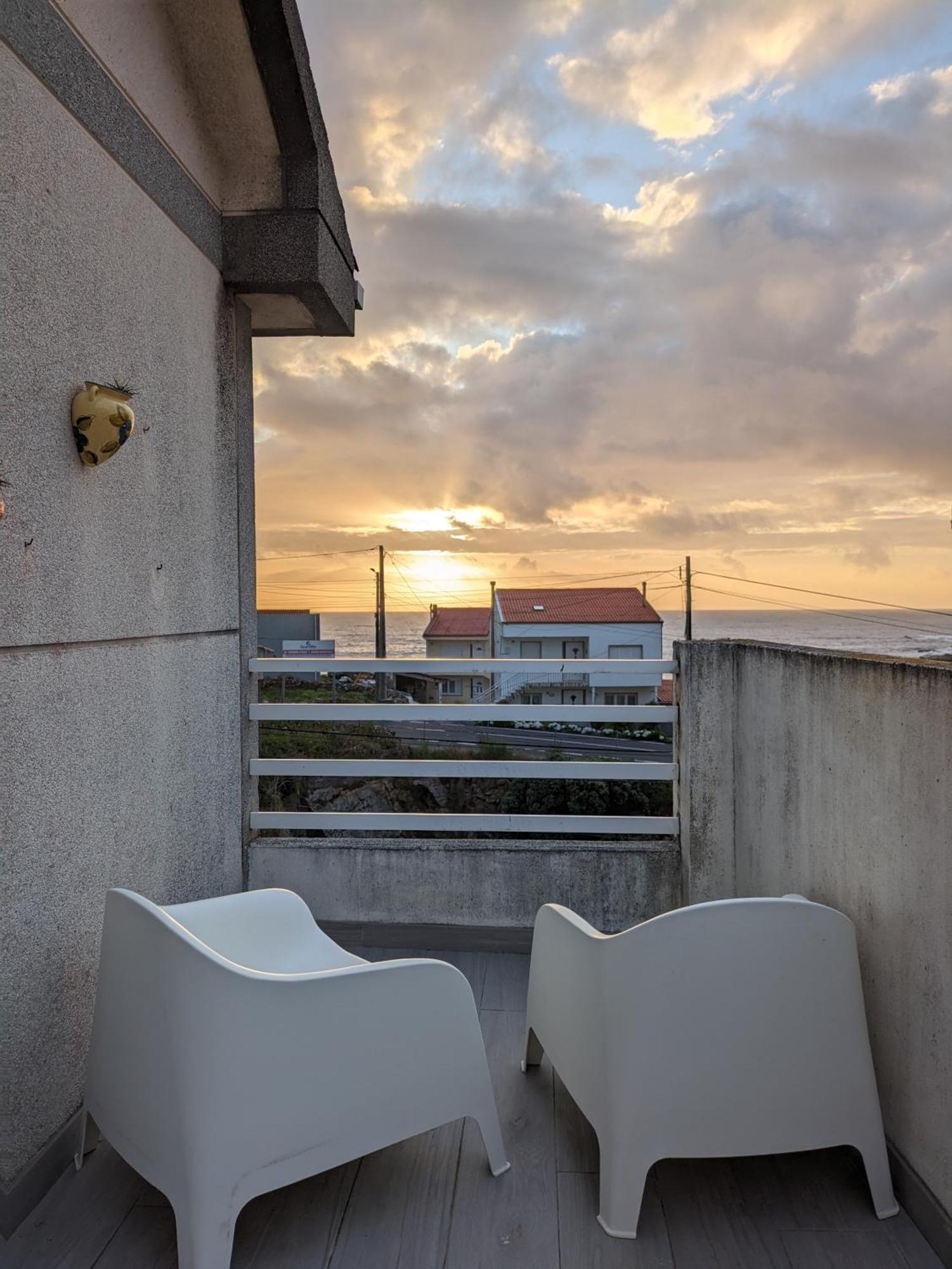 Apto En Muxia Con Vistas Al Mar Saude Doce Kültér fotó