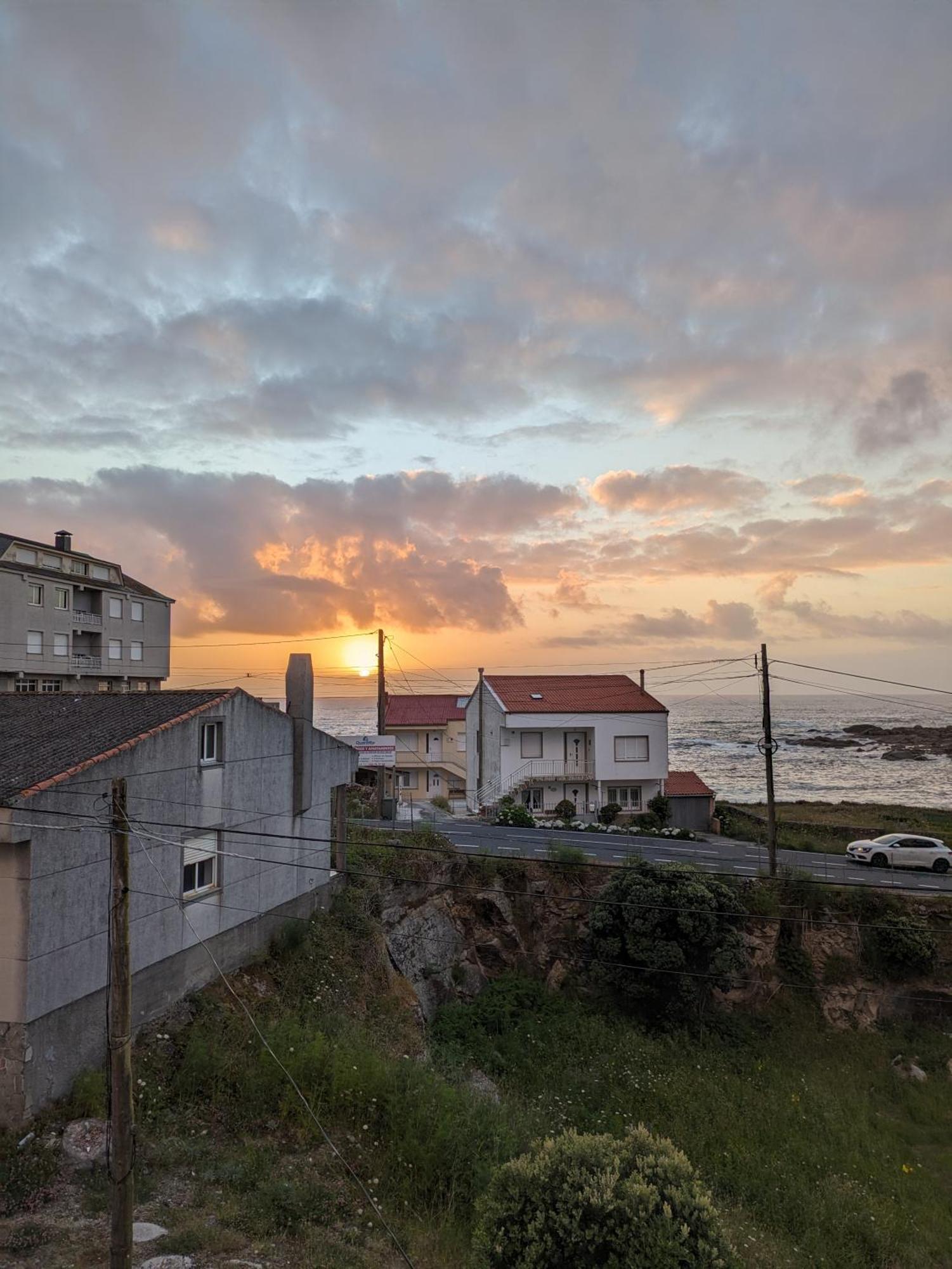 Apto En Muxia Con Vistas Al Mar Saude Doce Kültér fotó