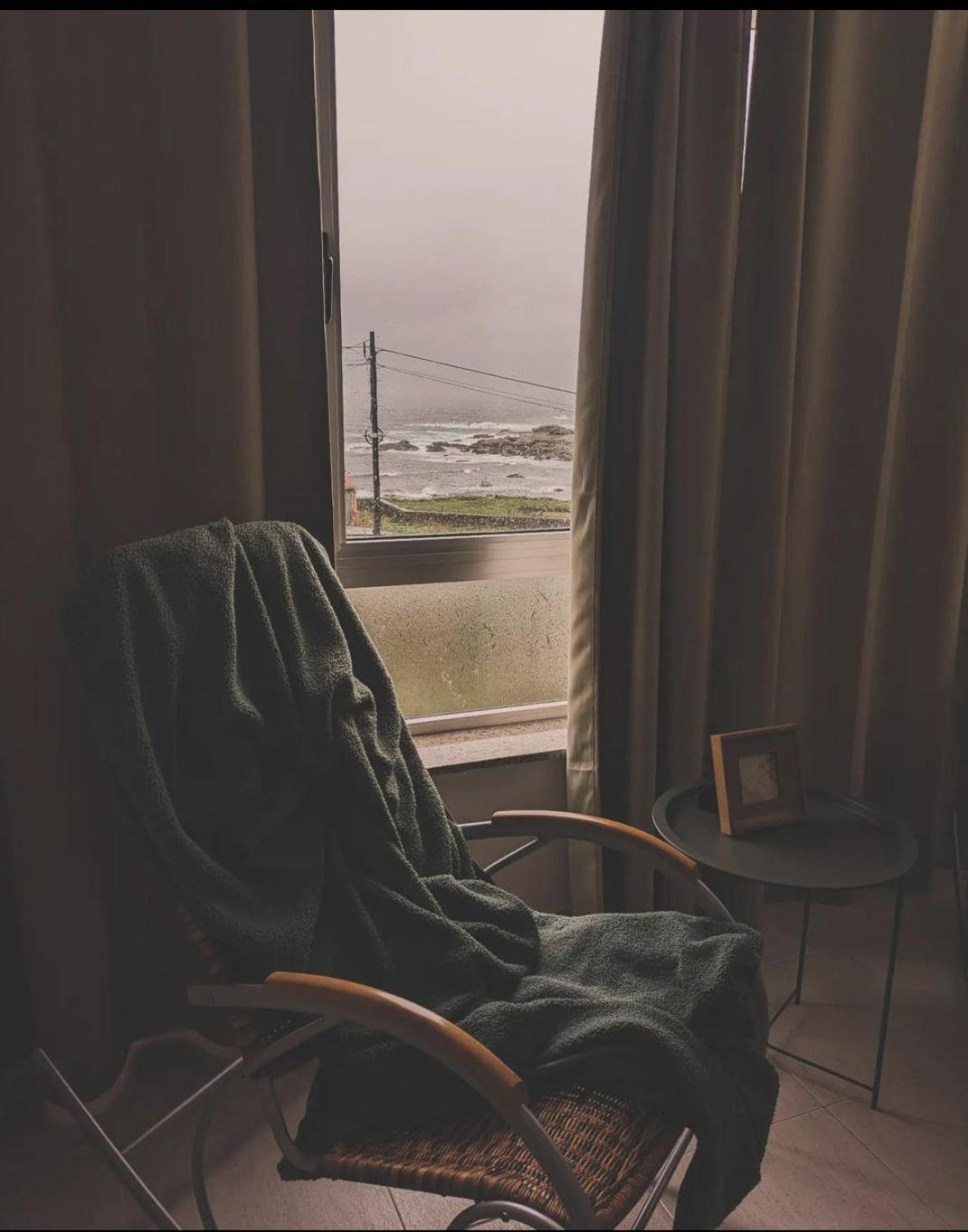 Apto En Muxia Con Vistas Al Mar Saude Doce Kültér fotó