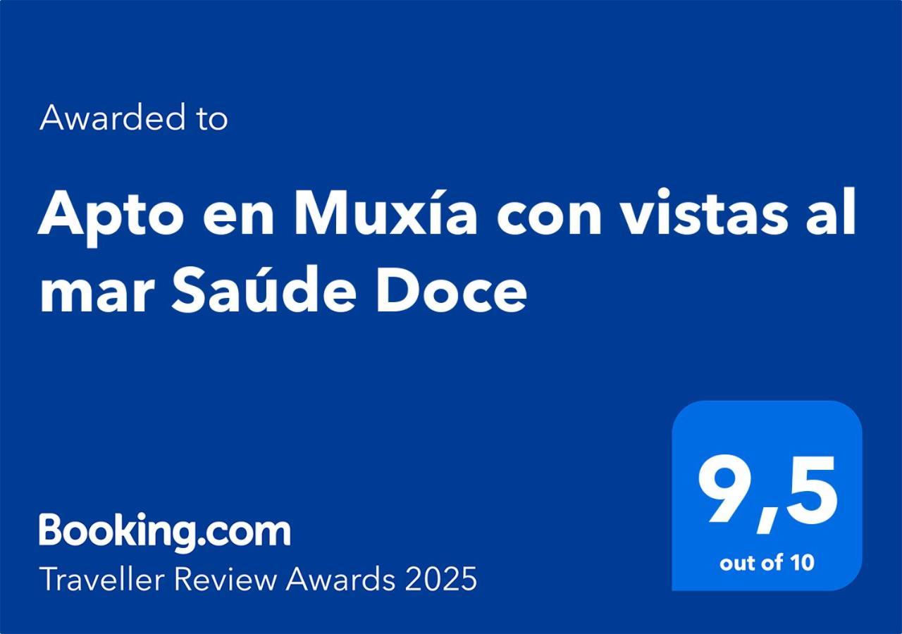 Apto En Muxia Con Vistas Al Mar Saude Doce Kültér fotó